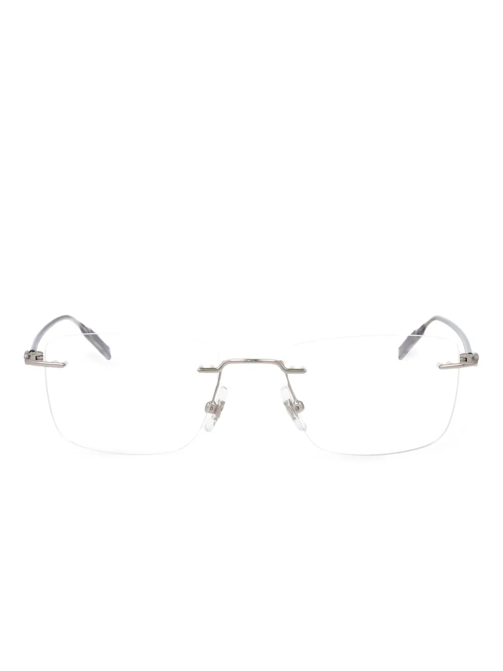 Montblanc lunettes de vue à monture rectangulaire MB0431O | gris | Image 1