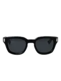 Saint Laurent Eyewear LARGE rectangle-frame sunglasses - Black
