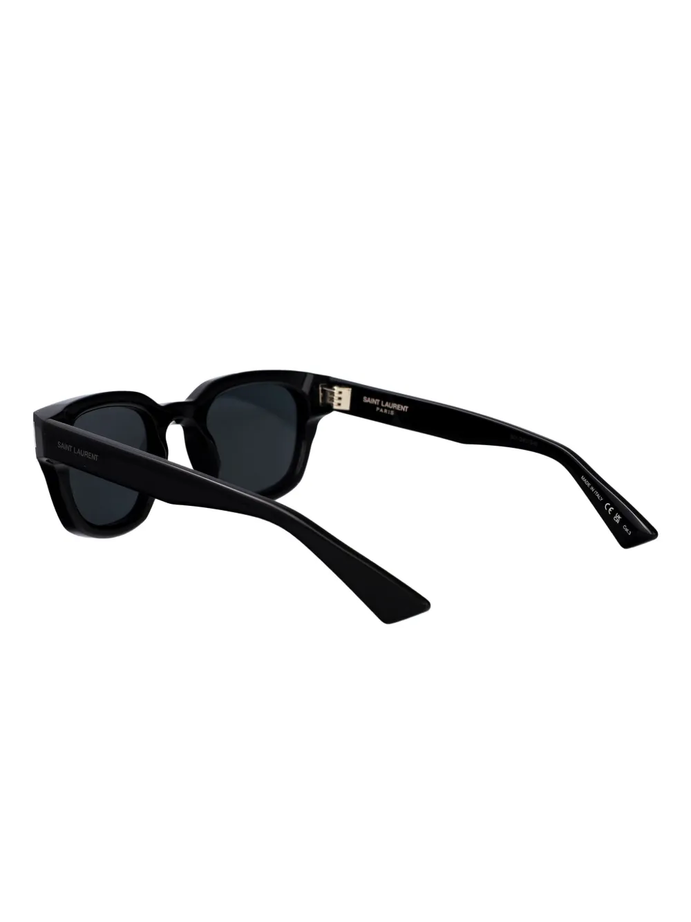 Saint Laurent Eyewear LARGE zonnebril met rechthoekig montuur Zwart