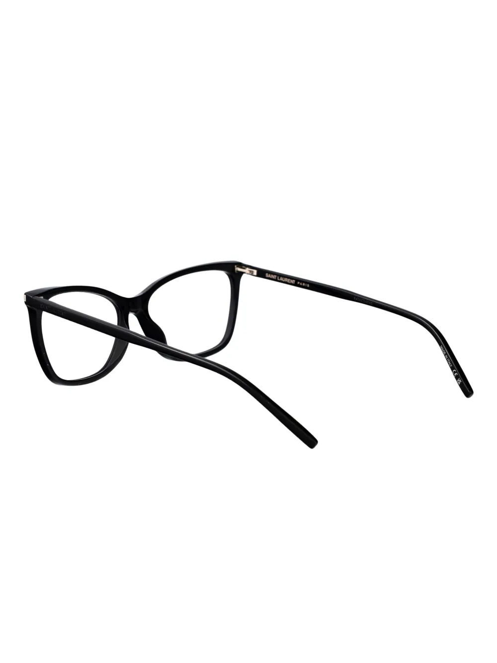Saint Laurent Eyewear Bril met rechthoekig montuur Zwart