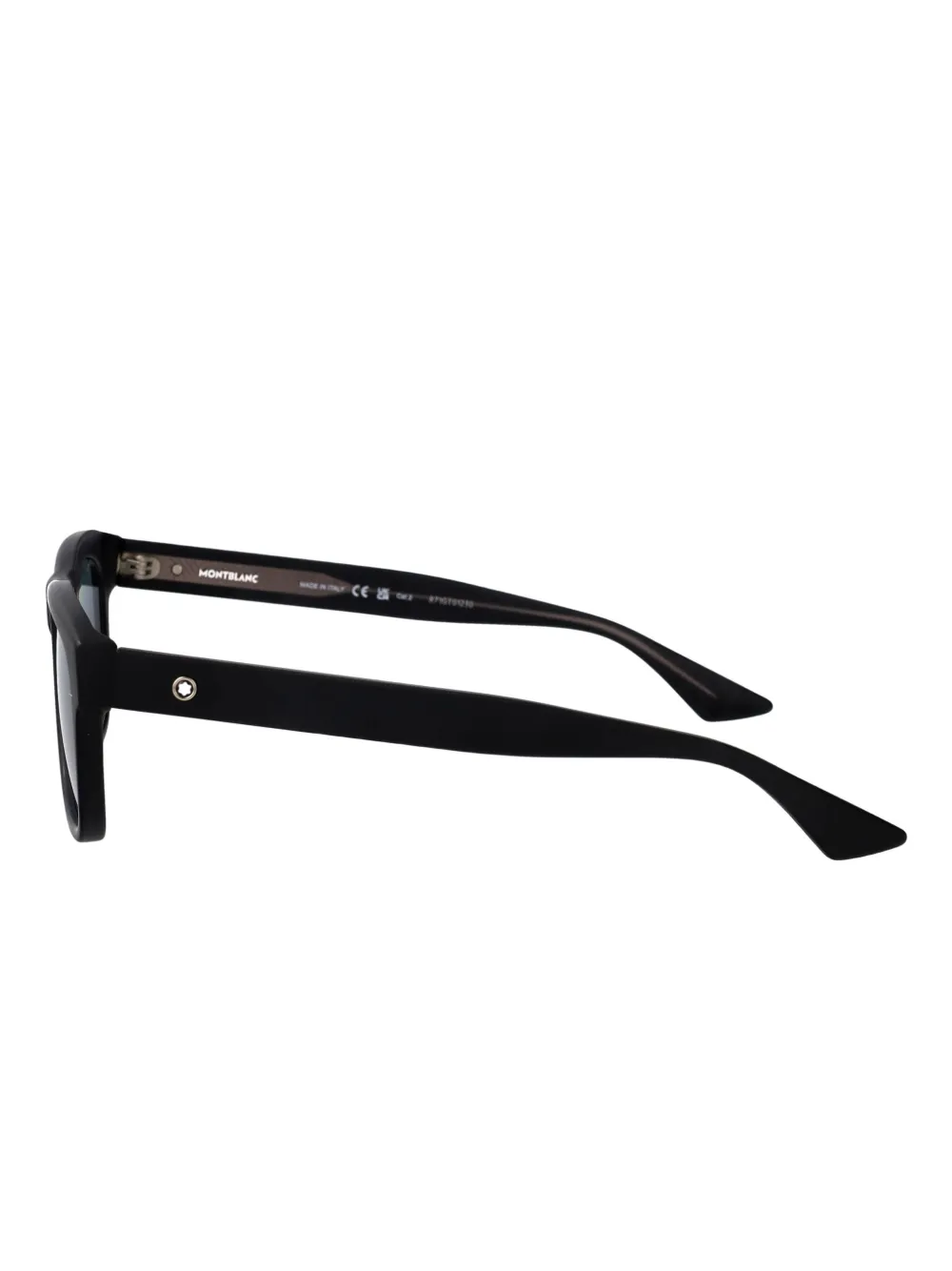 Montblanc Zonnebril met vierkant montuur Zwart