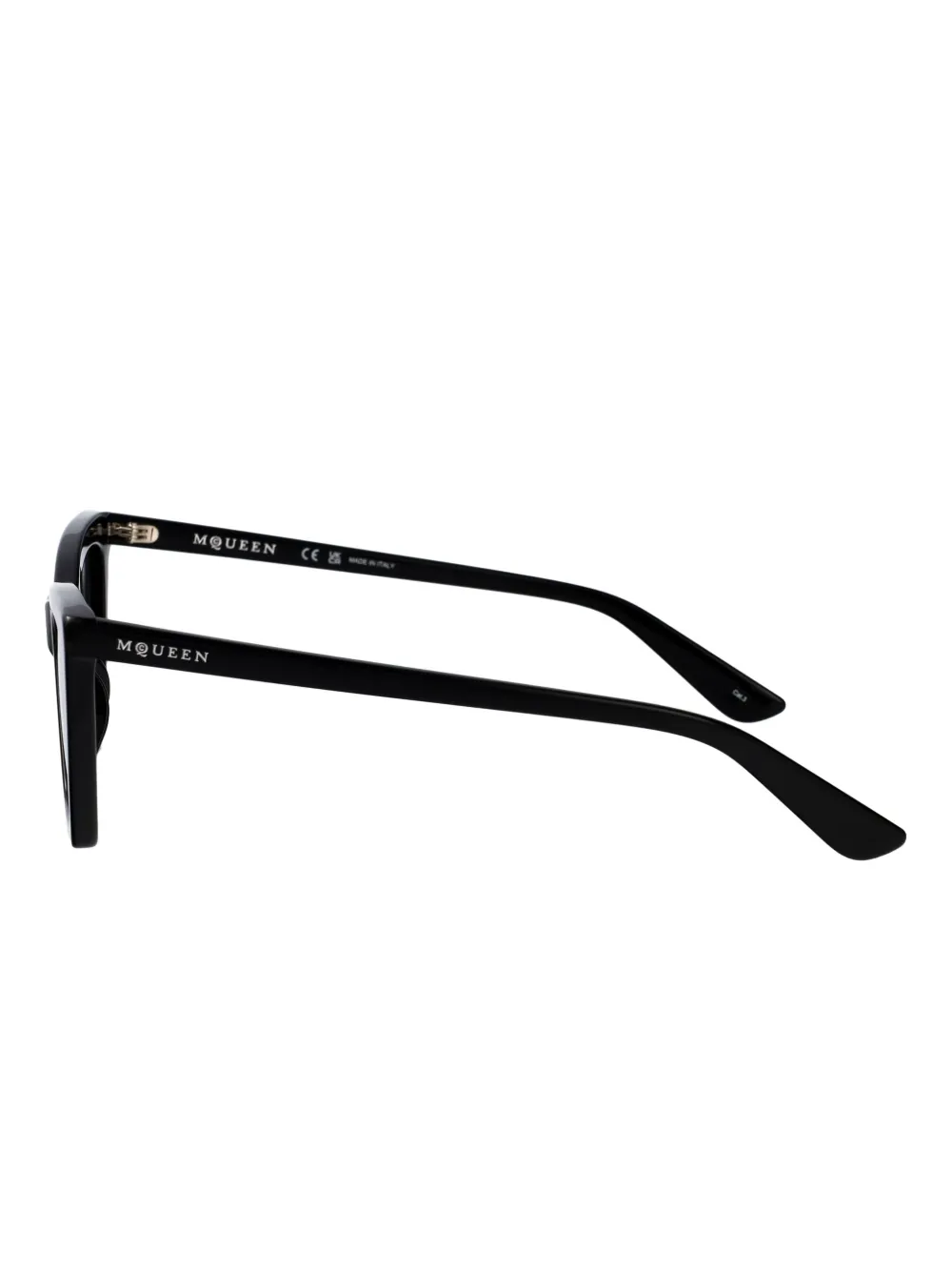 Alexander McQueen Eyewear Zonnebril met cat-eye montuur Zwart