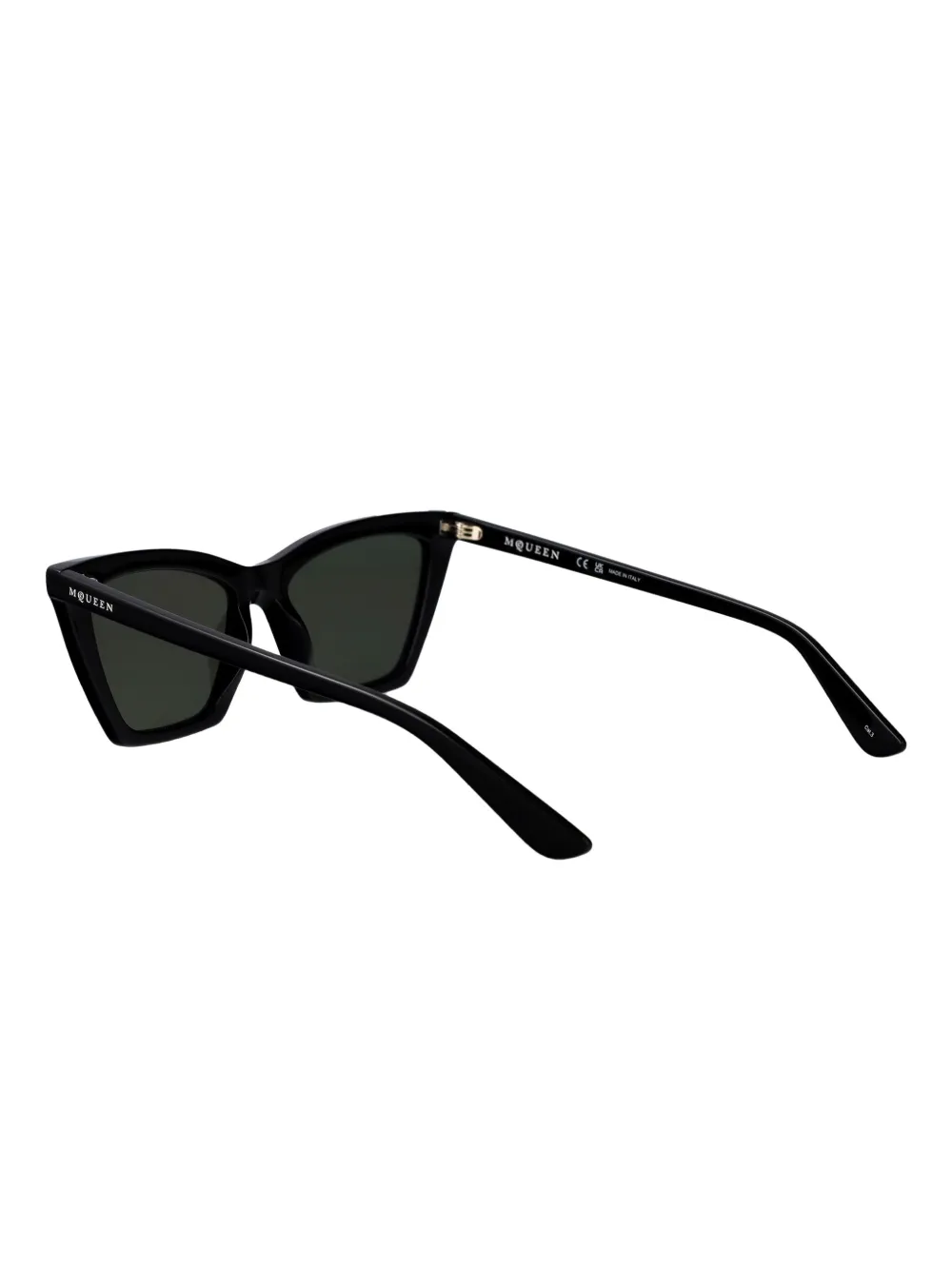 Alexander McQueen Eyewear Zonnebril met cat-eye montuur Zwart