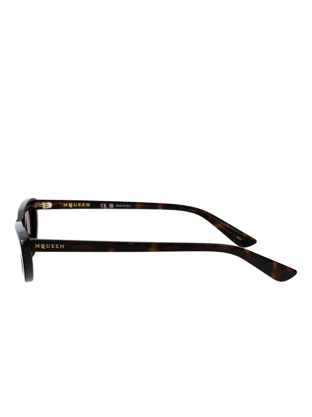 Alexander McQueen Eyewear AM0535S zonnebril Bruin