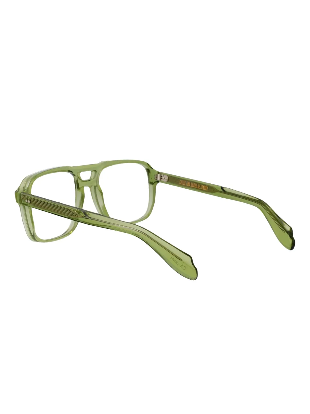 Cutler & Gross 1394 bril met vierkant montuur Groen