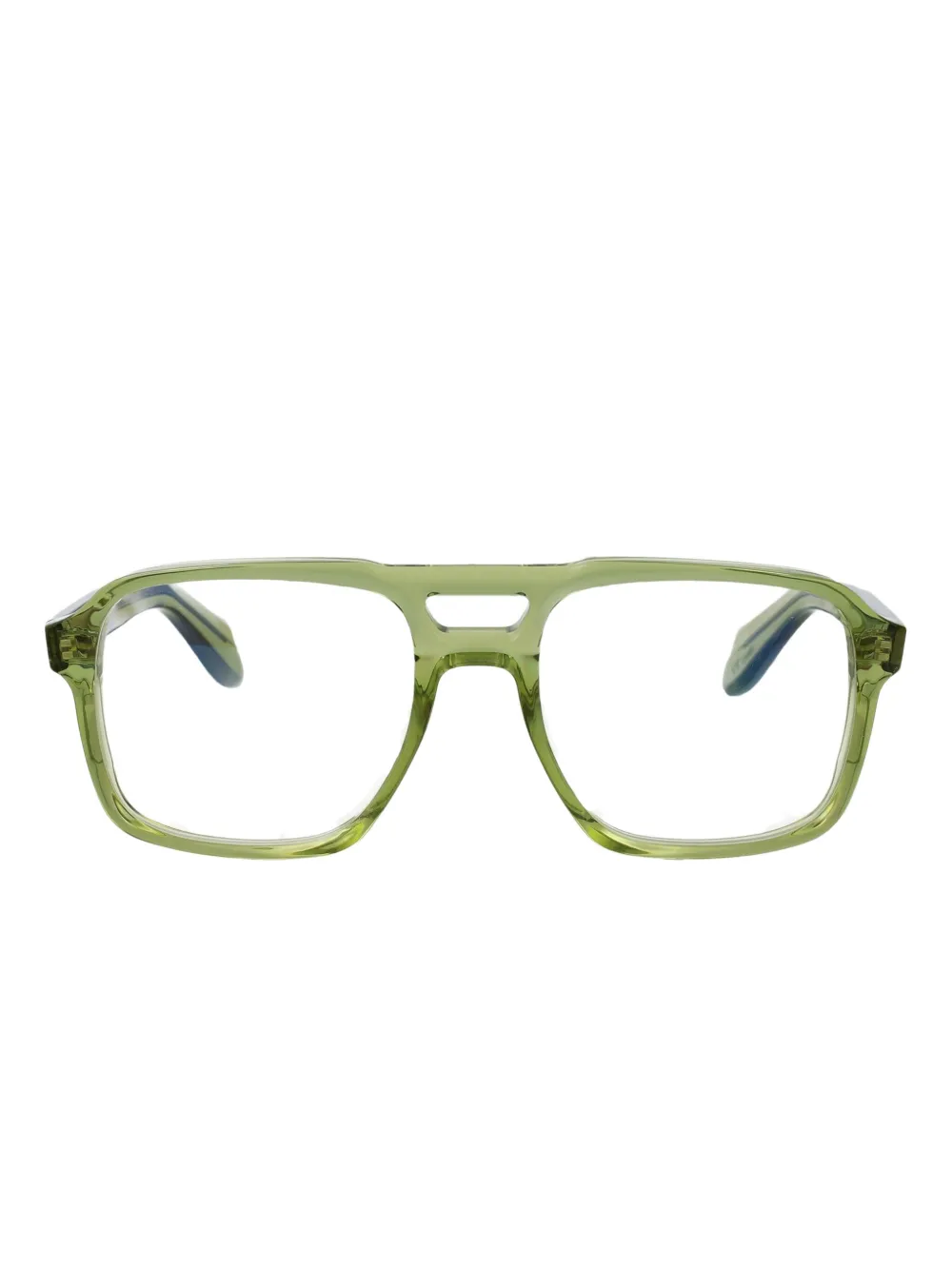 Cutler & Gross 1394 square-frame glasses | Green | Image 1