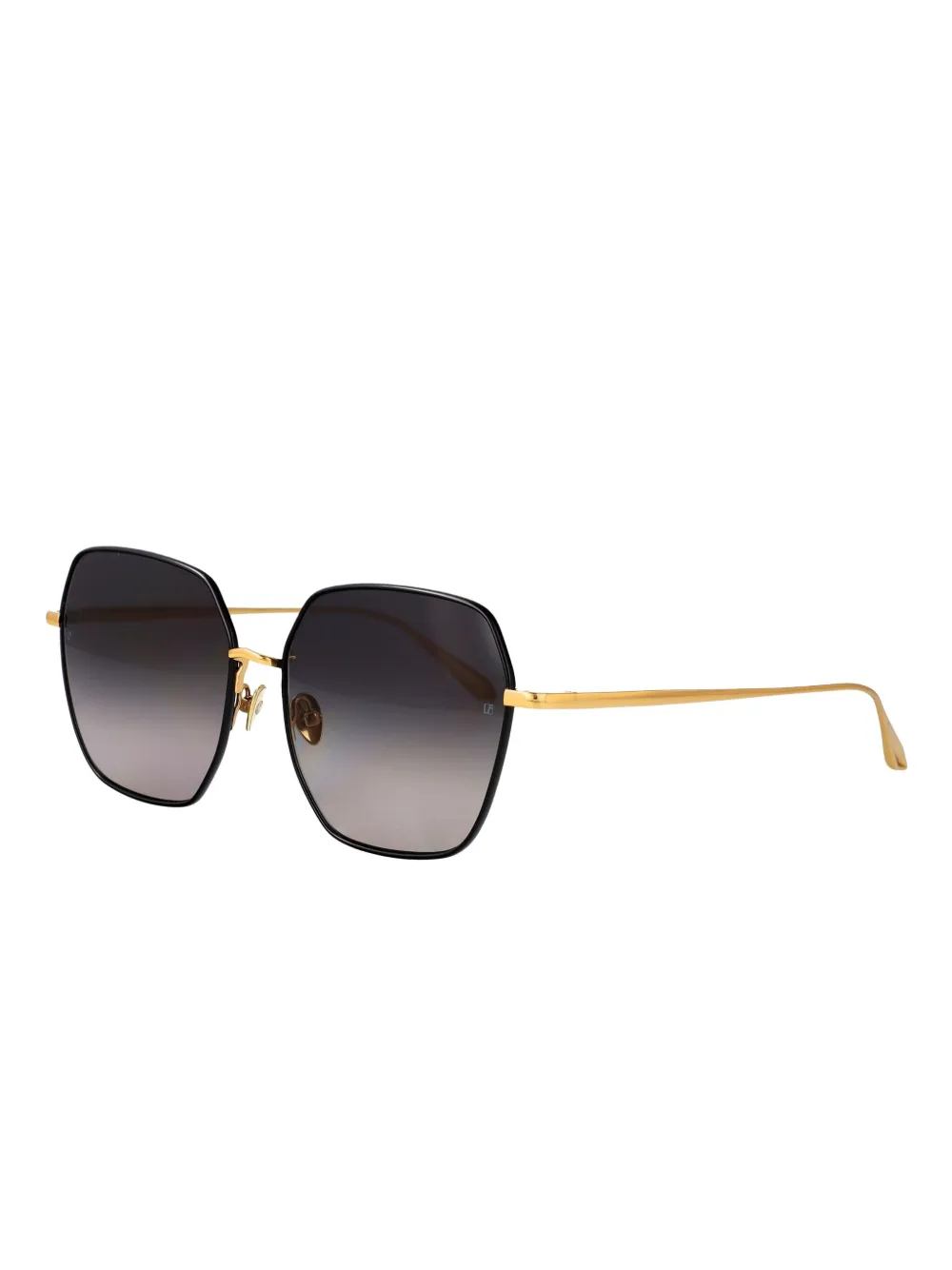 Linda Farrow Darcie sunglasses - Goud