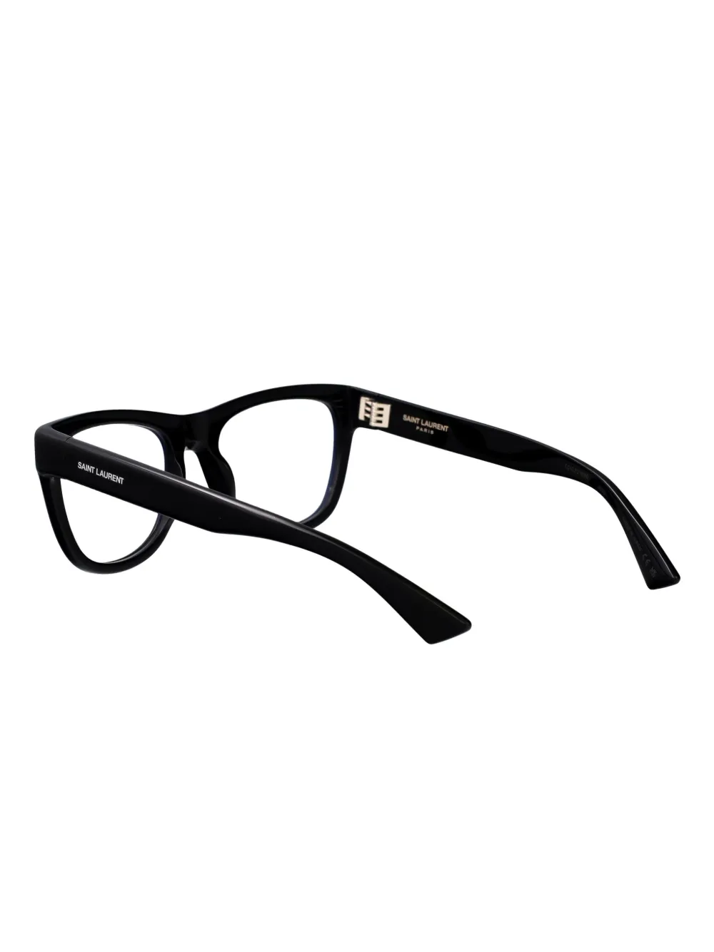 Saint Laurent Eyewear Bril met rechthoekig montuur Zwart