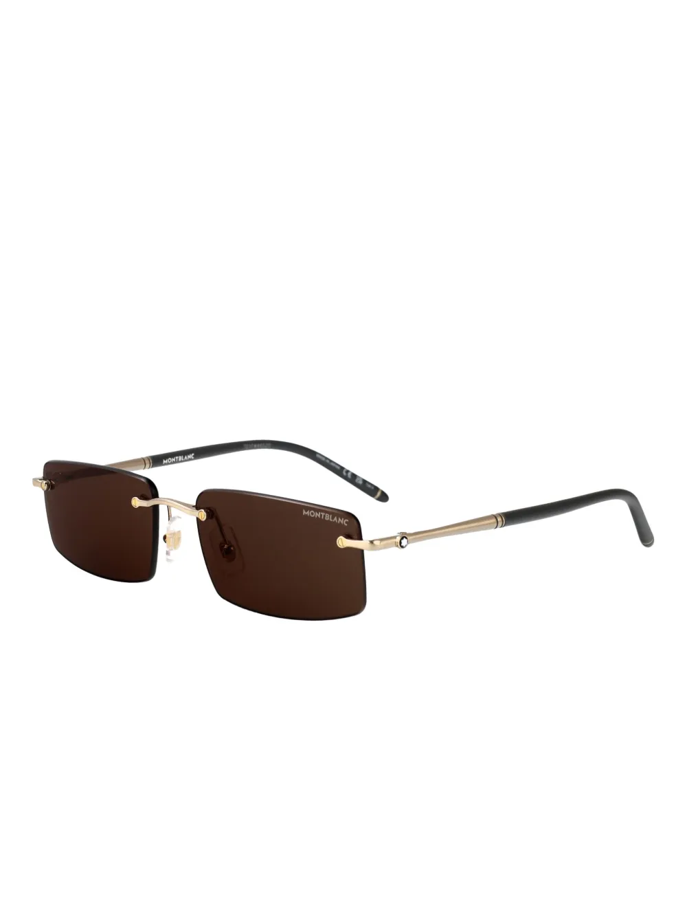 Montblanc lentes de sol con armazón rectangular | Image 2