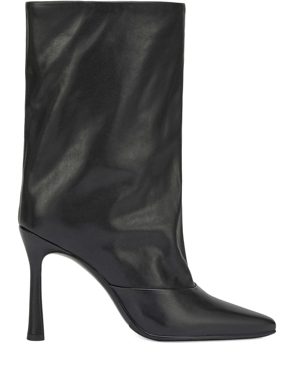 POTAMY botines de piel con tacón | negro | Image 1