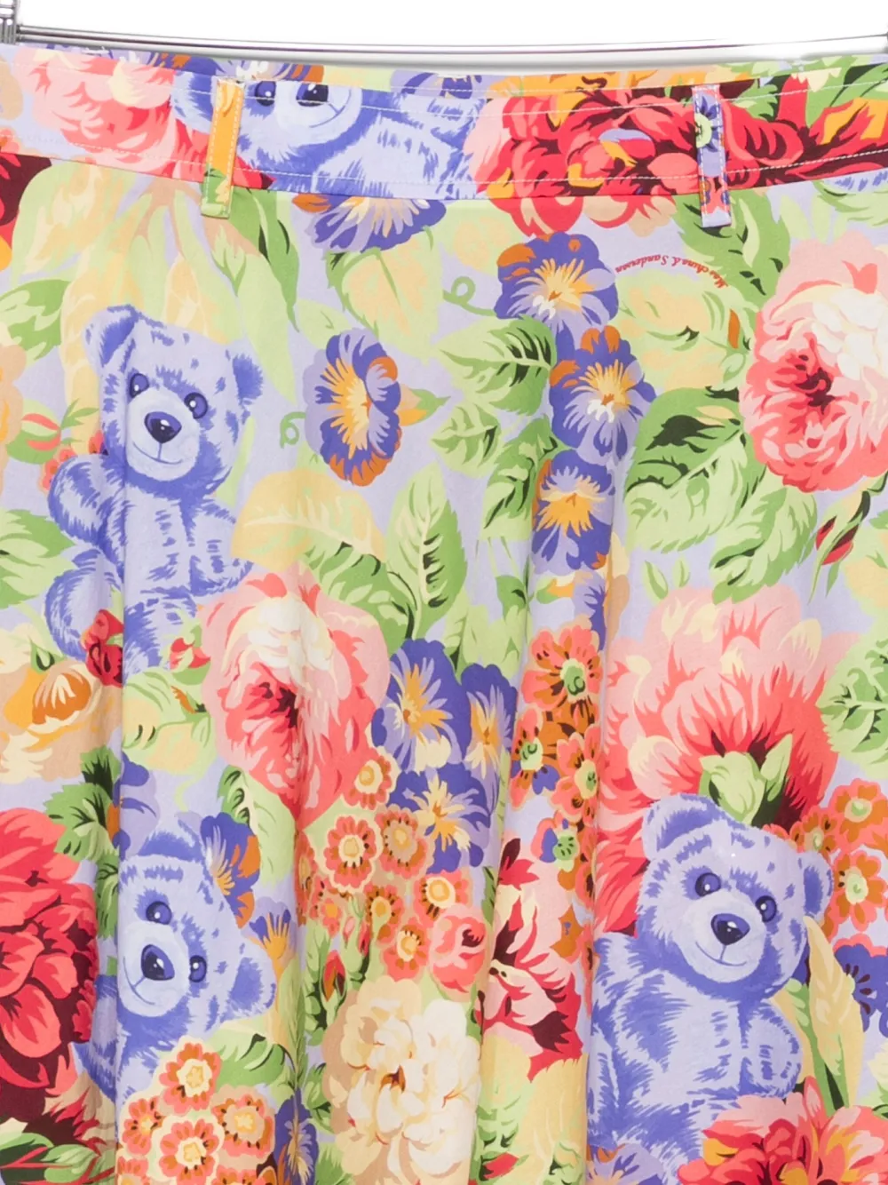 Moschino Floral-print Skirt In Multi
