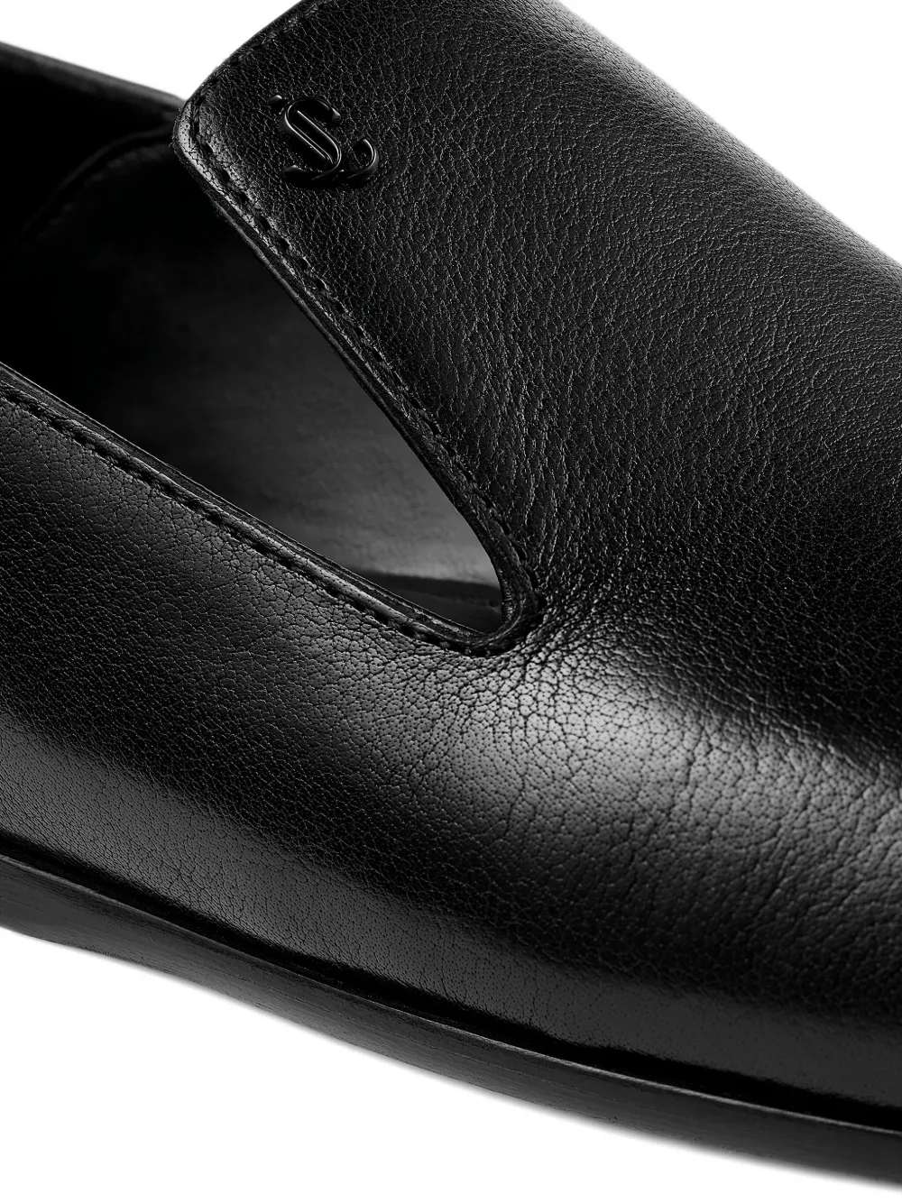 Jimmy Choo Eliot leren ballerina's Zwart