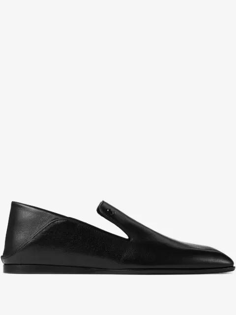 Jimmy Choo Eliot leather smoking slippers