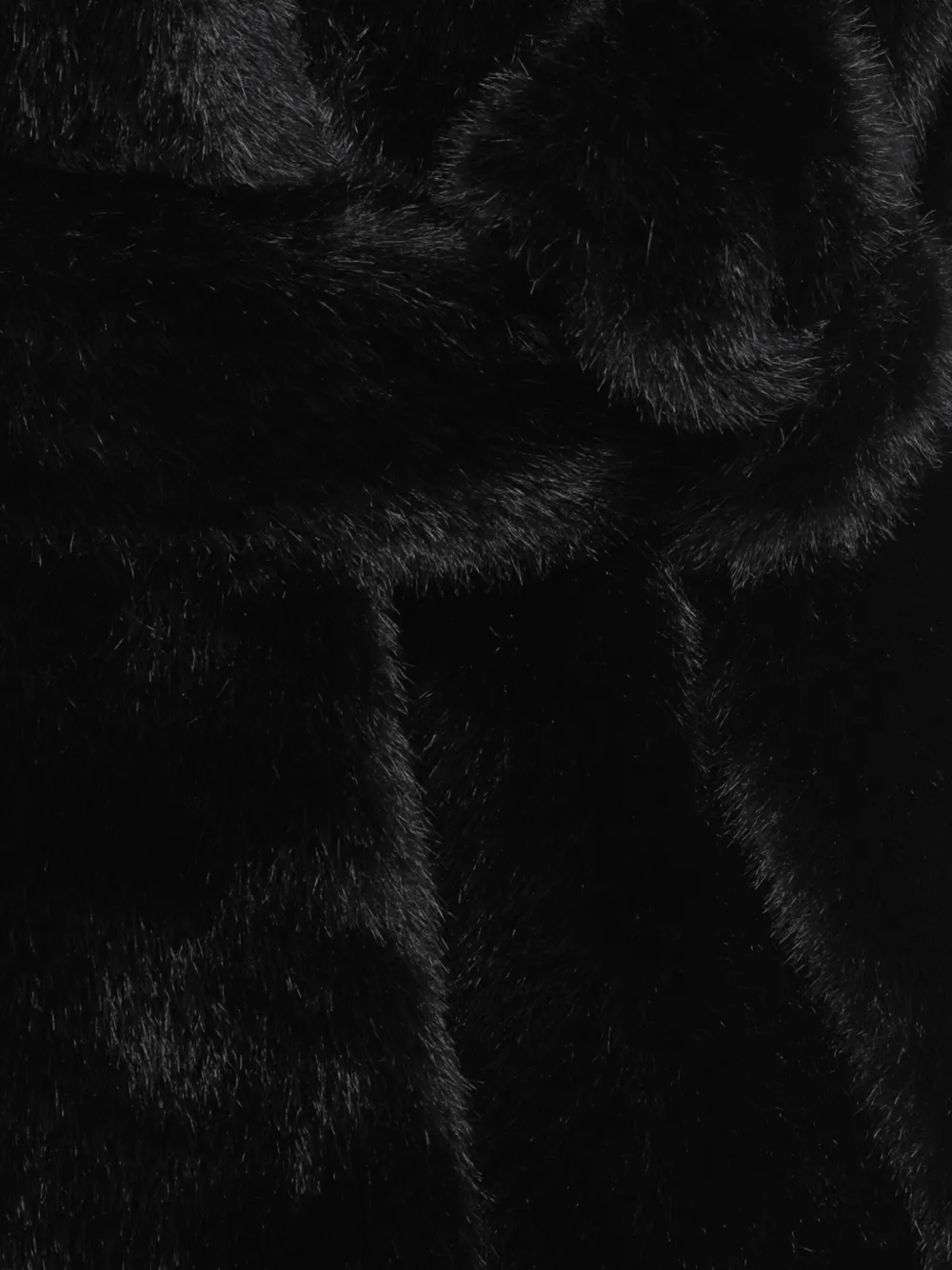 VALENTINI 1972 Jas met ceintuur Zwart