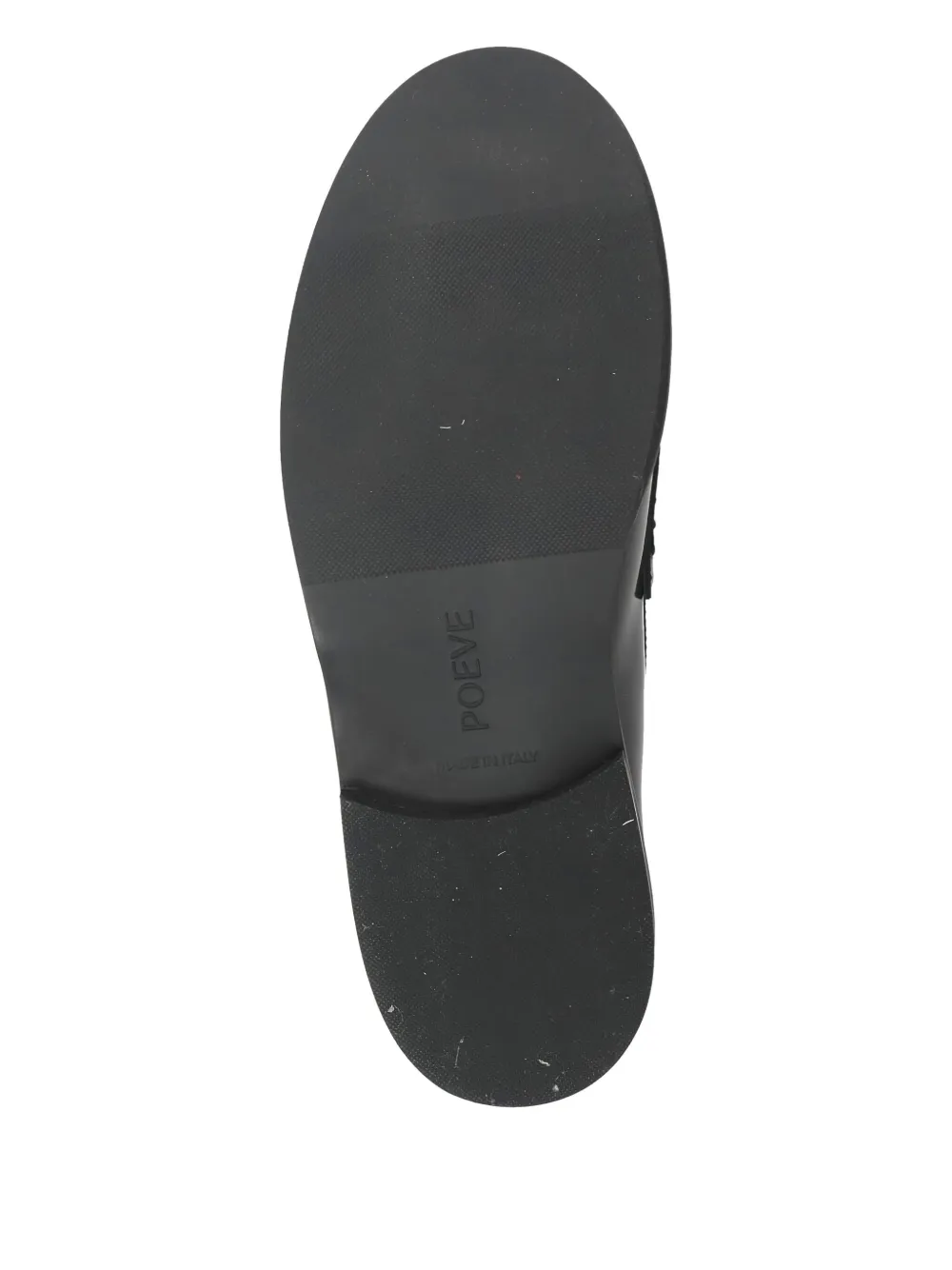 Poeve Penny-strap Loafers In Black
