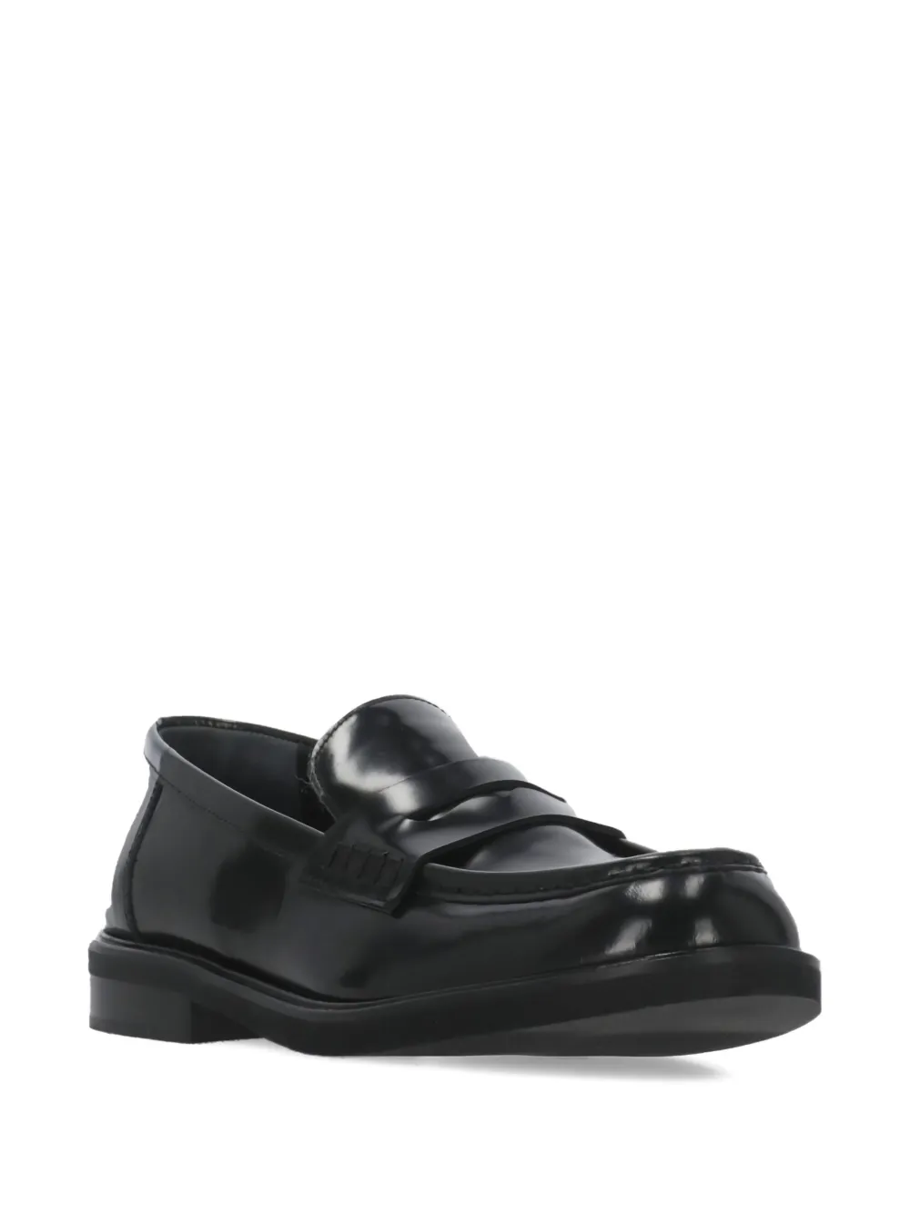 POEVE penny-strap loafers - Zwart