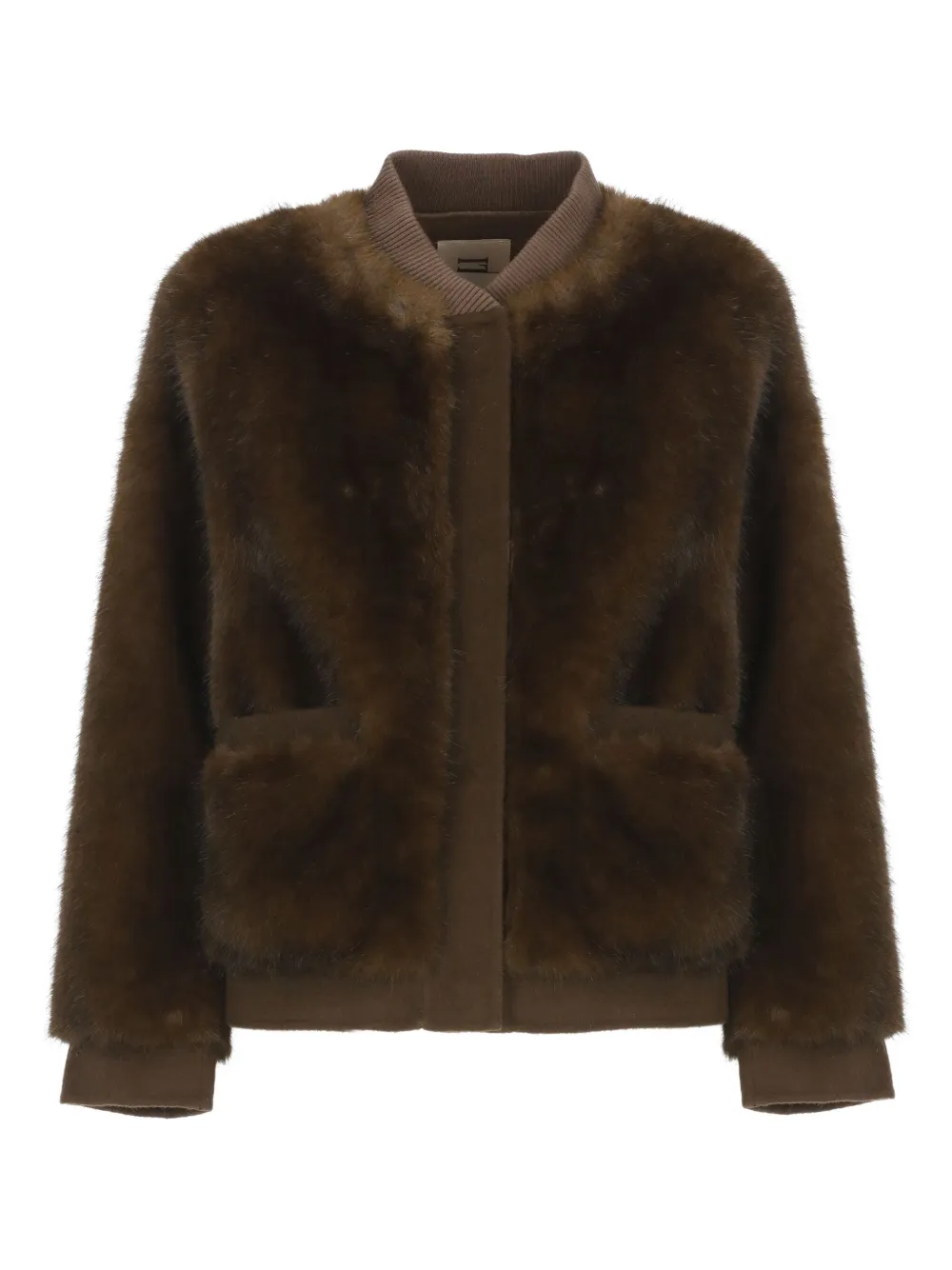 VALENTINI 1972 pocket bomber jacket | Brown | Image 1