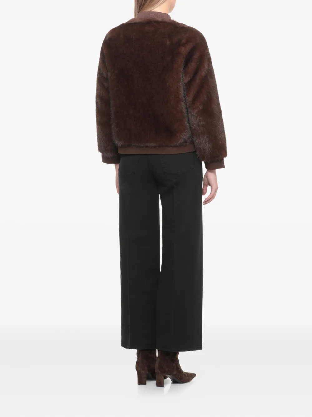 VALENTINI 1972 Bomberjack met zak Bruin