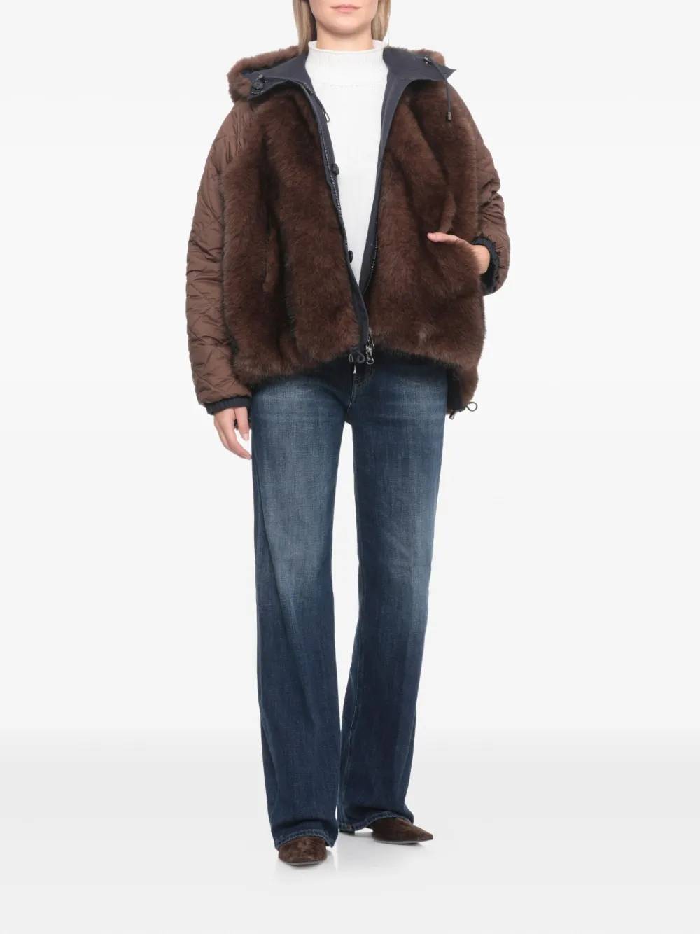 VALENTINI 1972 Jack met capuchon Blauw