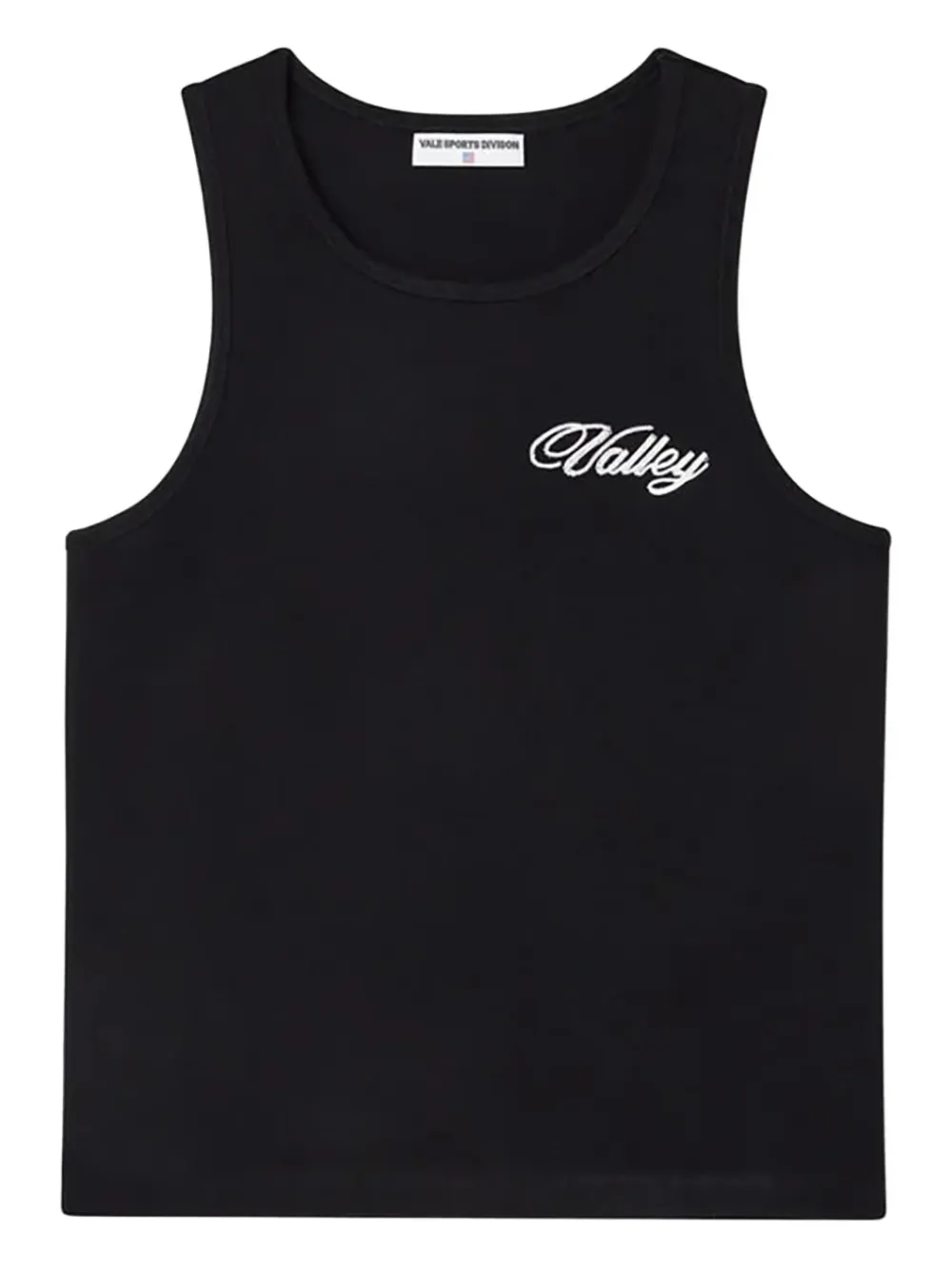 Vale Slub tank top | Black | Image 1