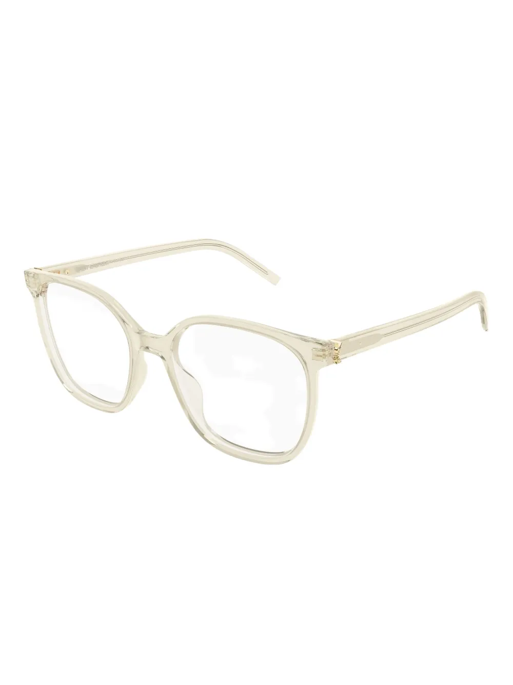 Saint Laurent Square-frame Glasses In Neutral