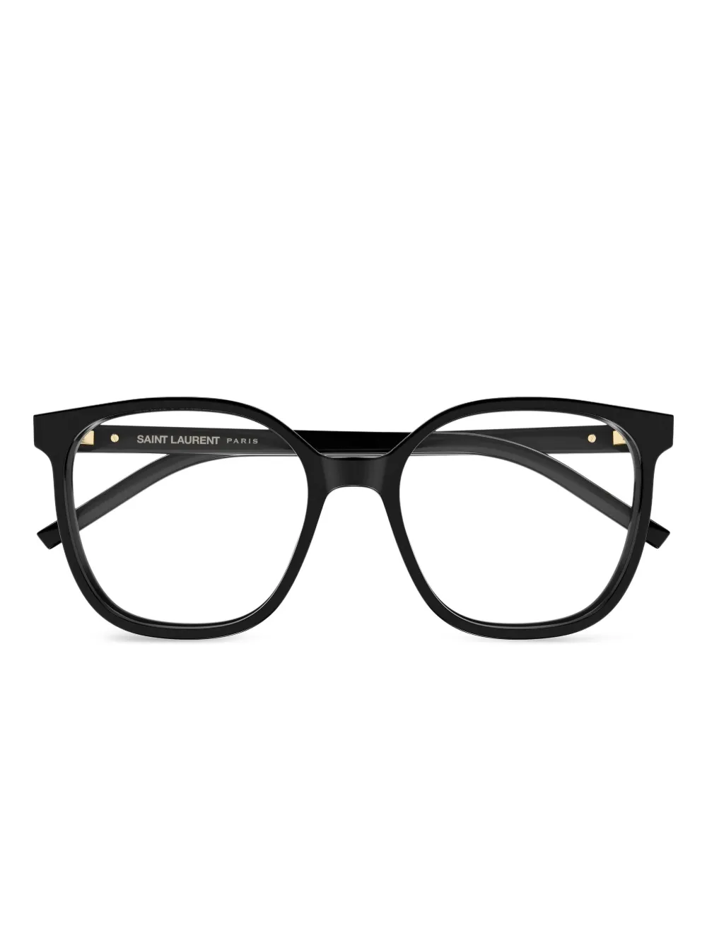 Saint Laurent Eyewear round-frame glasses | Black | Image 1