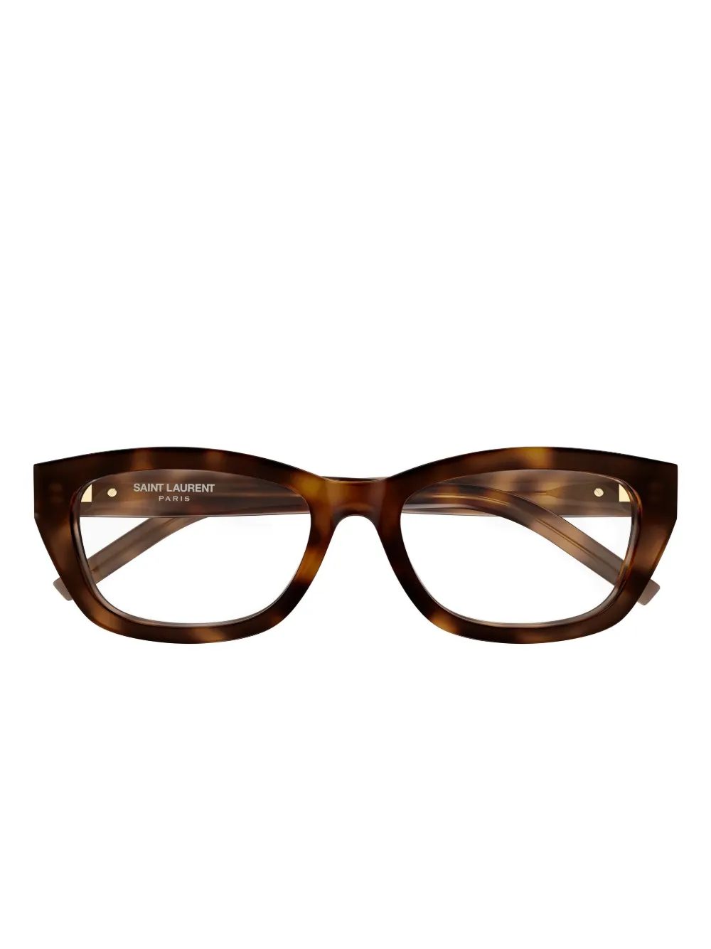 Saint Laurent Cat-eye Glasses In Brown