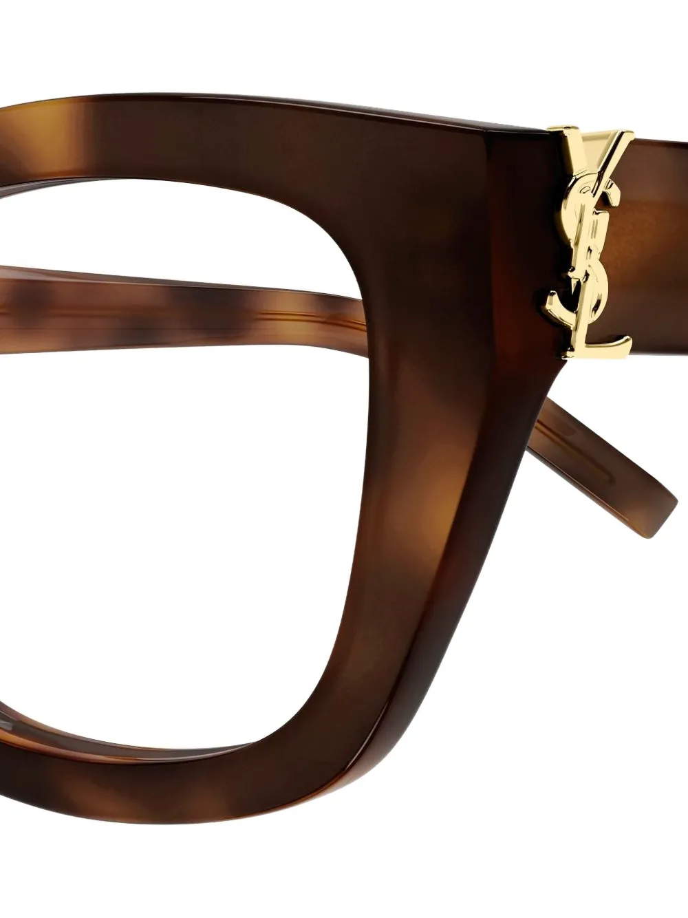 Saint Laurent Cat-eye Glasses In Brown