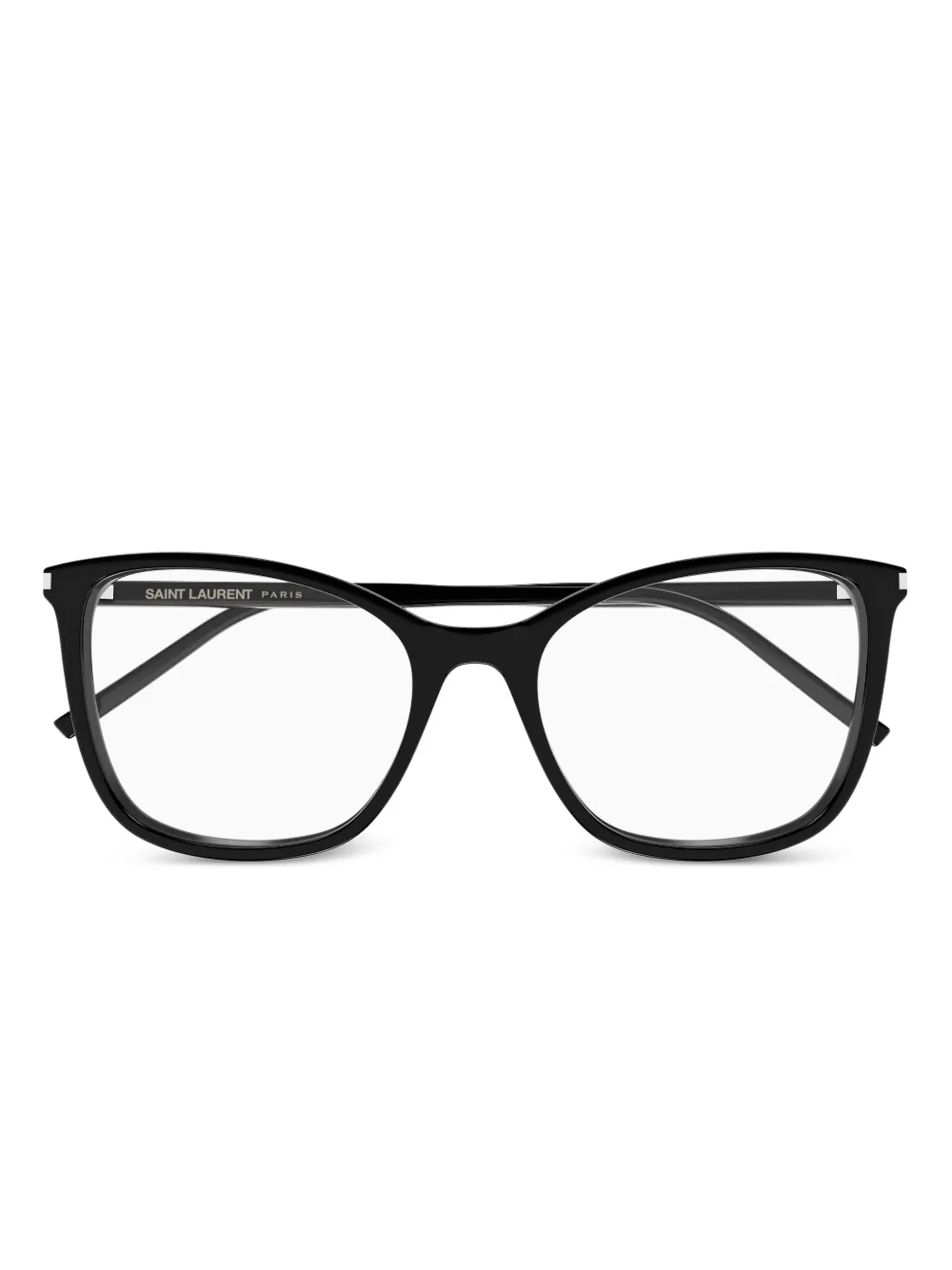 Saint Laurent Eyewear geometric glasses | Black | Image 1