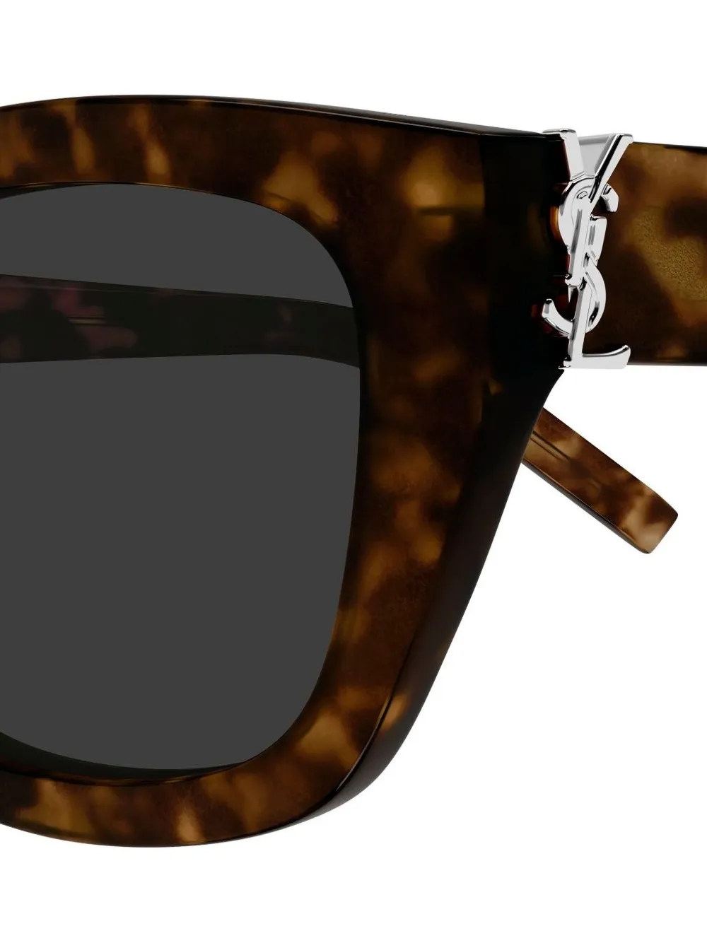 Saint Laurent Eyewear Zonnebril met cat-eye montuur Bruin