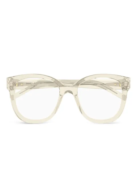 Saint Laurent Eyewear geometric logo glasses