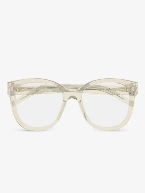 Saint Laurent Eyewear geometric logo glasses