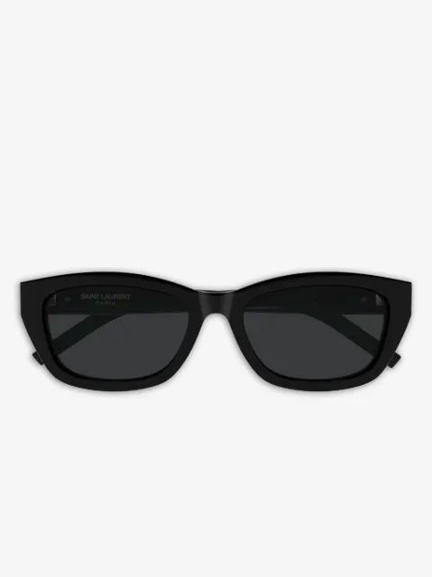 Saint Laurent Eyewear logo-plaque cat-eye sunglasses