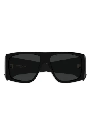 サングラス ブラック スクエアフレーム Saint Laurent Eyewear スクエアフレーム サングラス | ブラック
