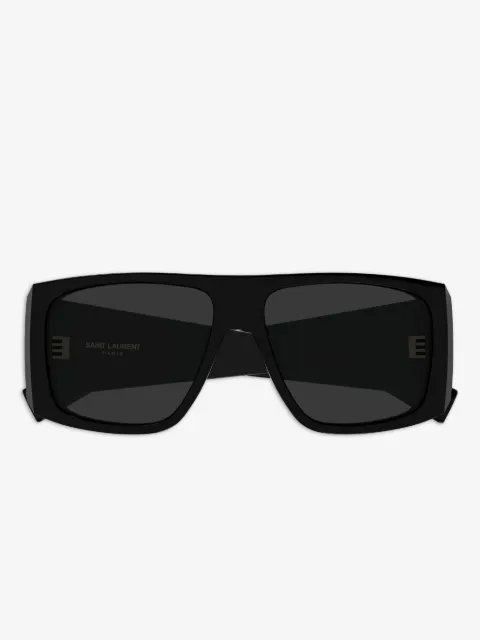 Saint Laurent Eyewear 직사각 로고 선글라스