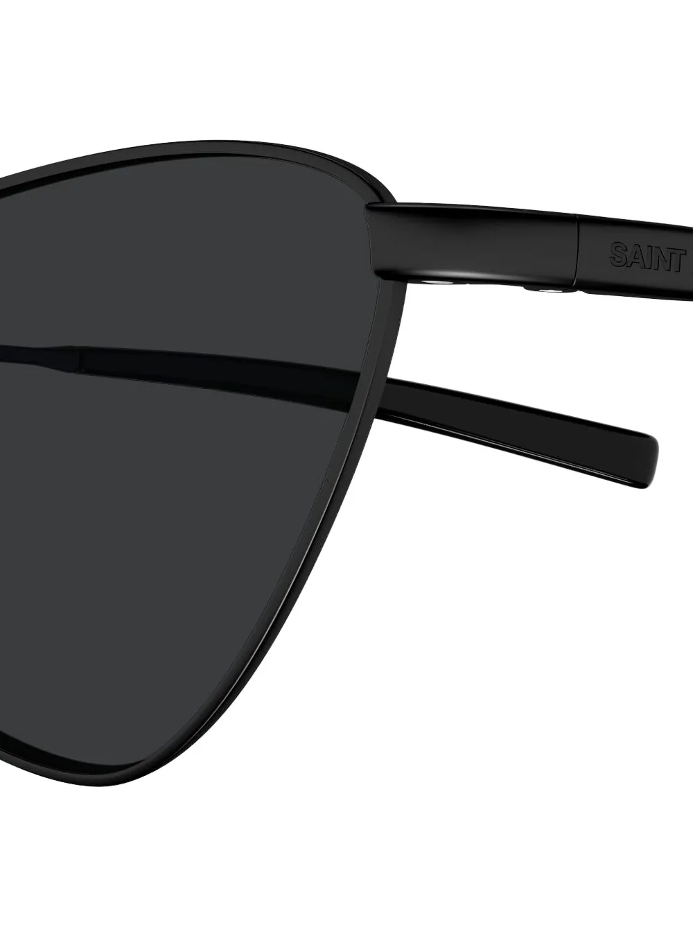 Saint Laurent Black-black-black Metal Sunglasses In Black