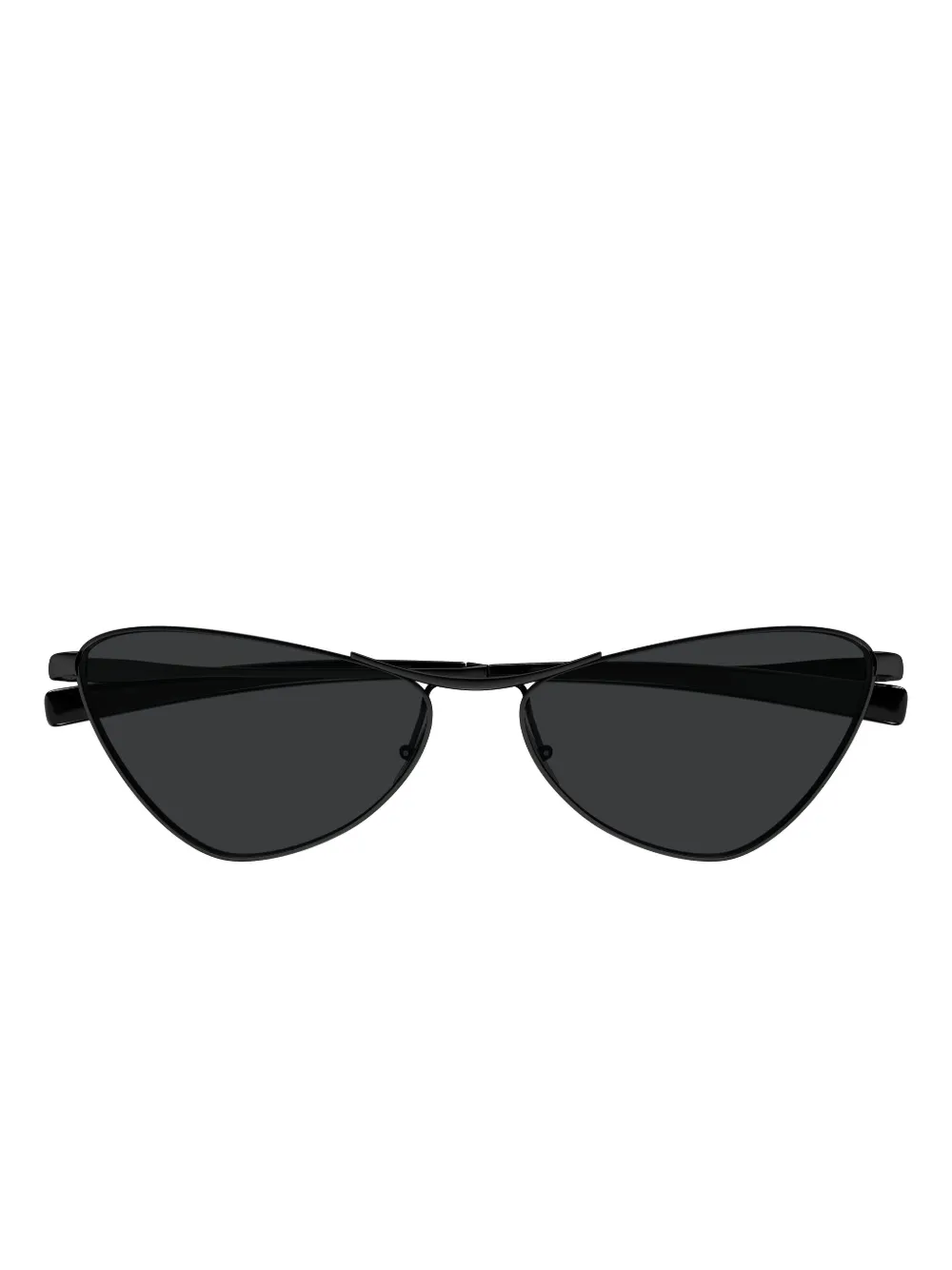 Saint Laurent Black-black-black Metal Sunglasses In Black