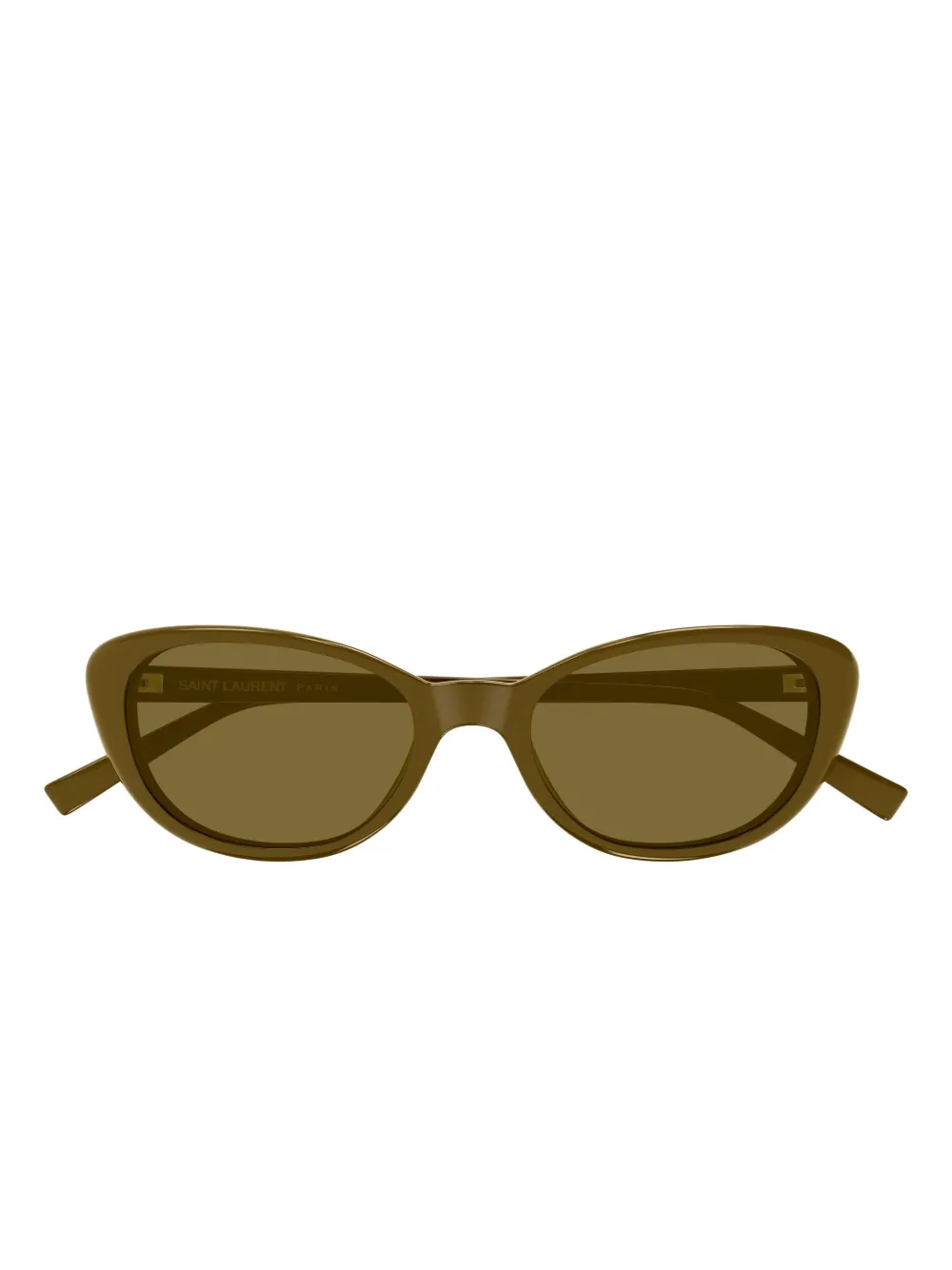 Saint Laurent Cat-eye Sunglasses In Green