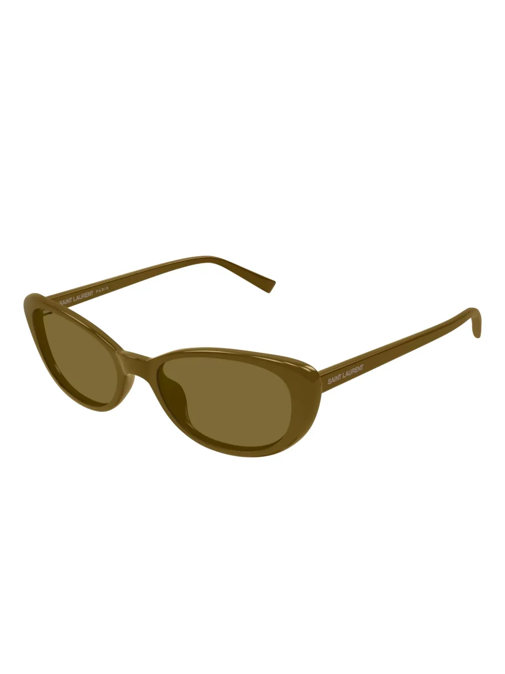 Saint Laurent Eyewear Zonnebril met cat-eye montuur - Groen