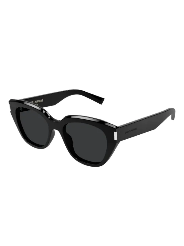 Saint Laurent Eyewear Geometric Sunglasses | Black | FARFETCH display picture 2
