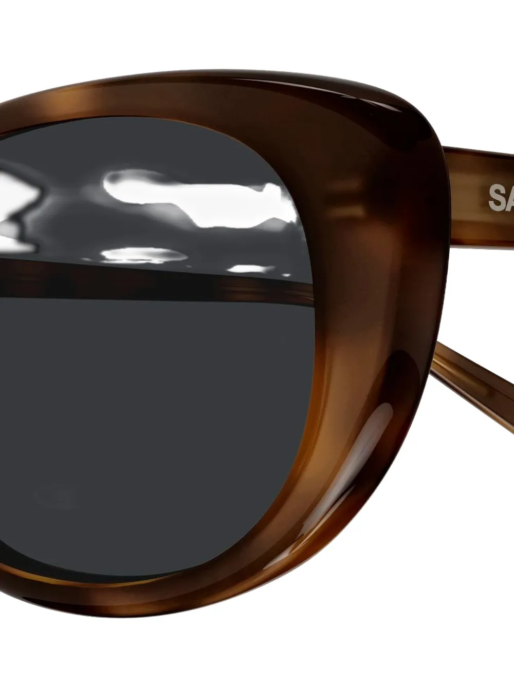 Saint Laurent 52mm Cat Eye Sunglasses In Brown