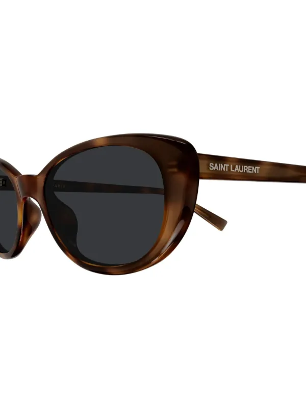 Saint Laurent Eyewear cat-eye Sunglasses | Brown | FARFETCH