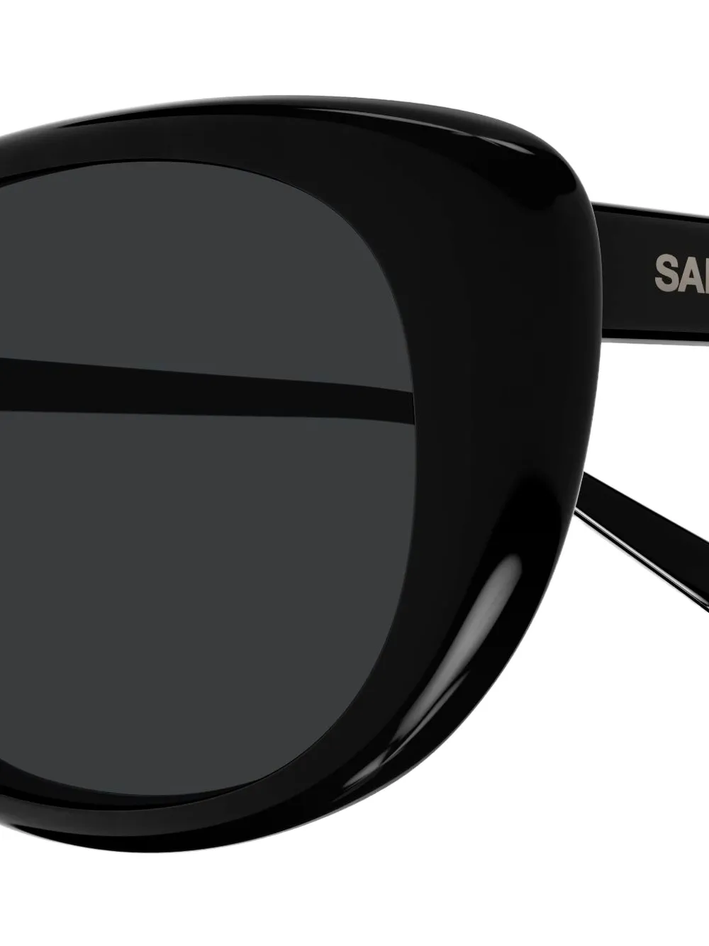 Saint Laurent 52mm Acetate Cat-eye Sunglasses In Black