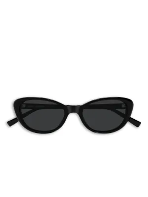 Saint Laurent Eyewear キャットアイ サングラス | ブラック | FARFETCH JP