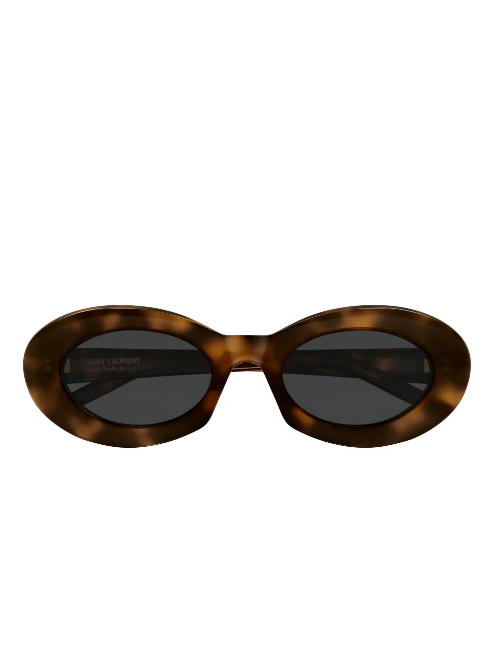 Saint Laurent Round-frame Sunglasses In Brown
