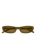 Saint Laurent Eyewear oval-frame sunglasses - Green