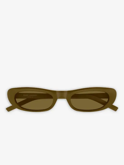 Saint Laurent Eyewear lentes de sol con armazón ovalada