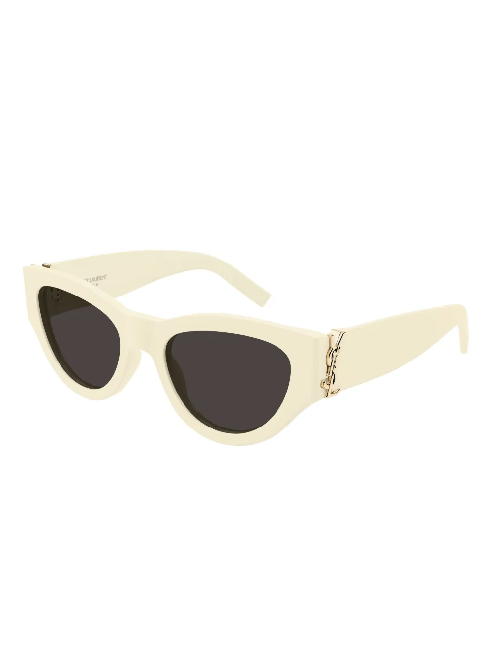 Saint Laurent Eyewear Zonnebril met cat-eye montuur - Beige