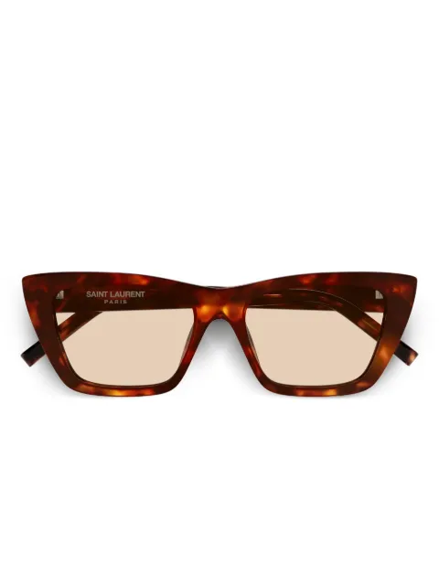 Saint Laurent Eyewear lentes de sol con armazón geométrica