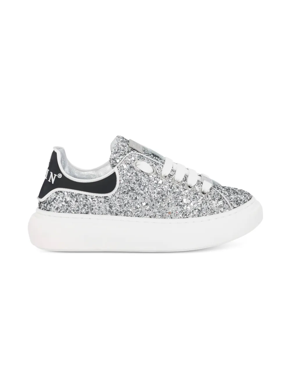 Philipp Plein Junior Low-top sneakers Zilver